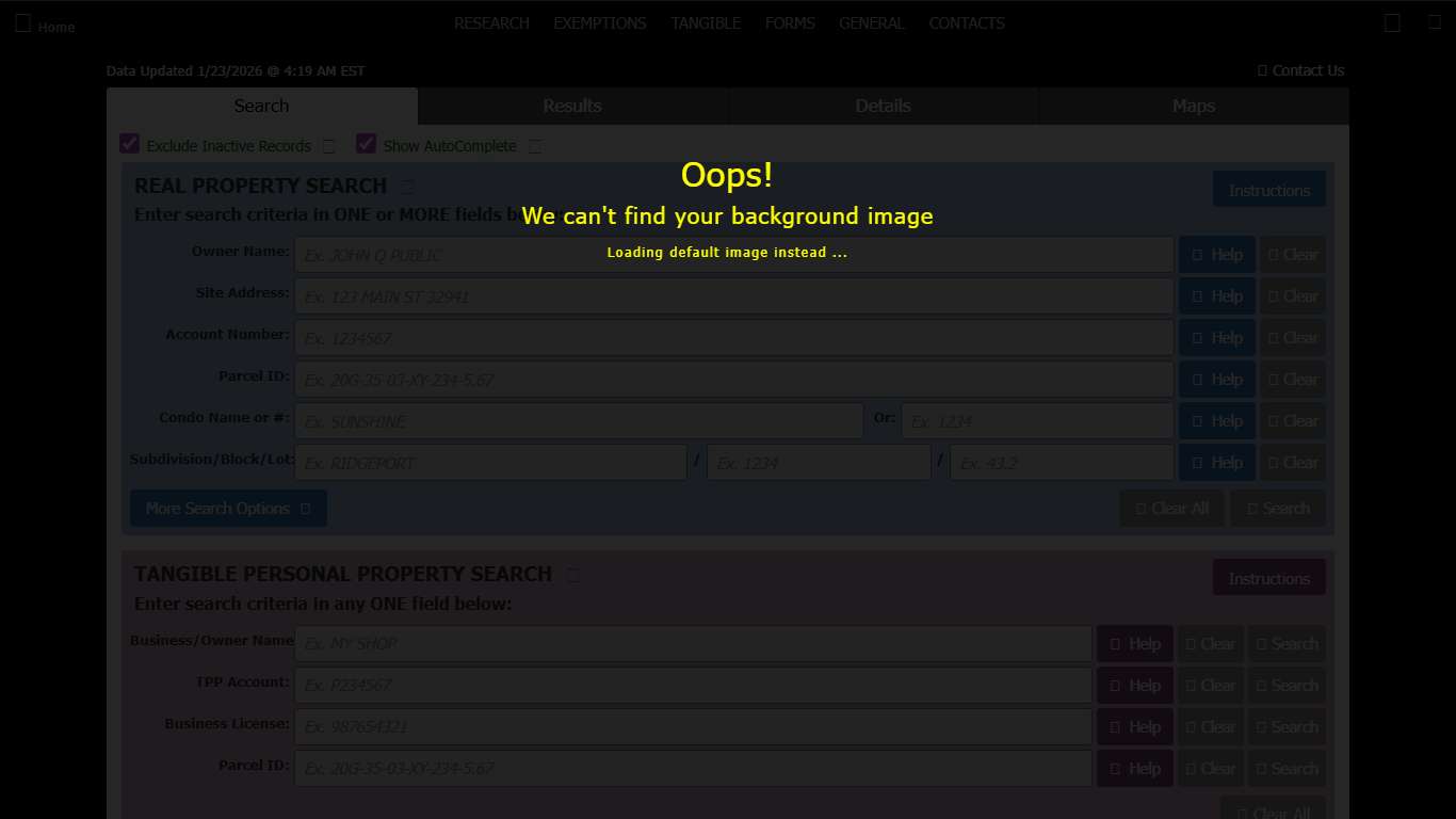 BCPAO - Property Search